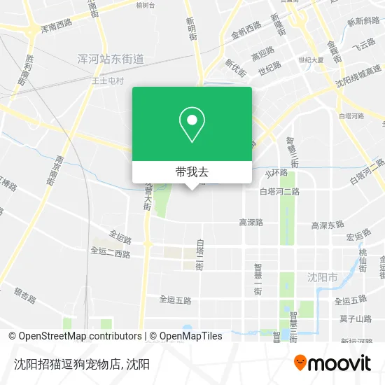 沈阳招猫逗狗宠物店地图