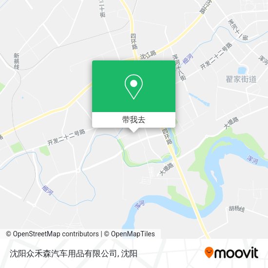 沈阳众禾森汽车用品有限公司地图