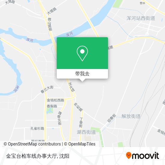金宝台检车线办事大厅地图
