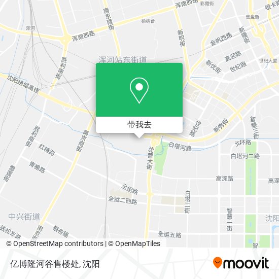 亿博隆河谷售楼处地图