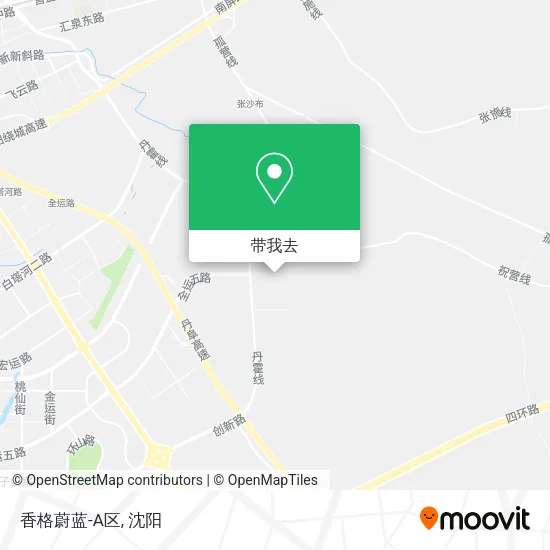 香格蔚蓝-A区地图