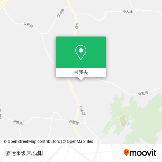 嘉运来饭店地图