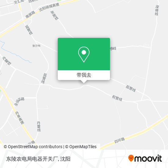 东陵农电局电器开关厂地图
