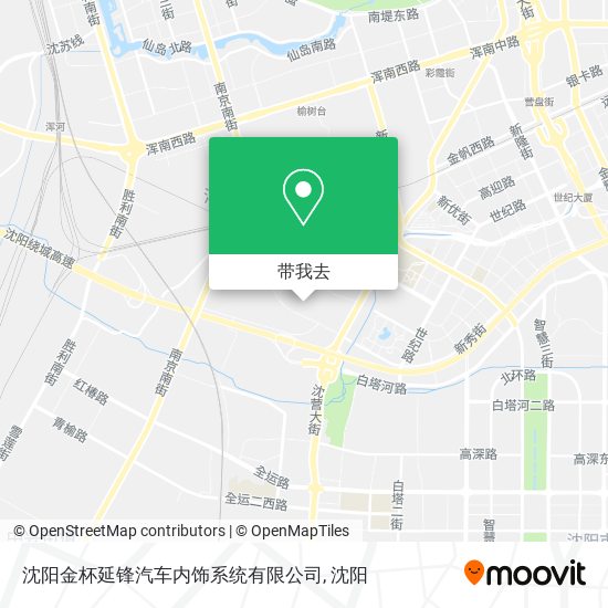 沈阳金杯延锋汽车内饰系统有限公司地图