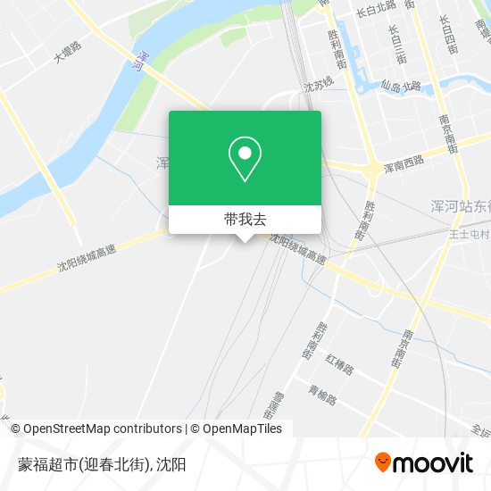 蒙福超市(迎春北街)地图