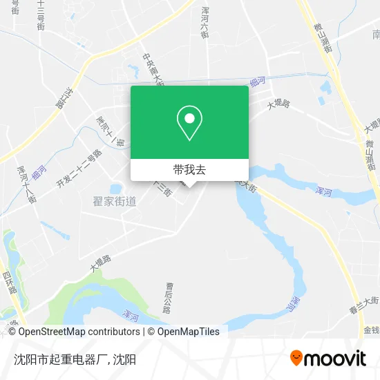 沈阳市起重电器厂地图