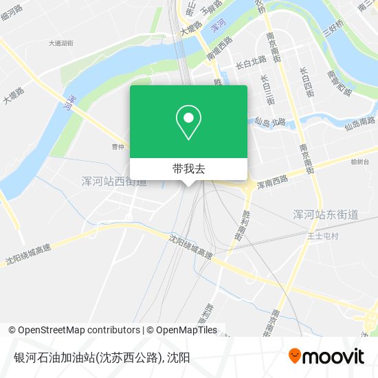 银河石油加油站(沈苏西公路)地图