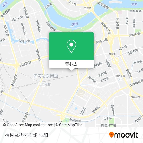 榆树台站-停车场地图