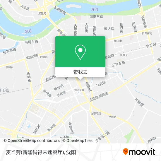 麦当劳(新隆街得来速餐厅)地图
