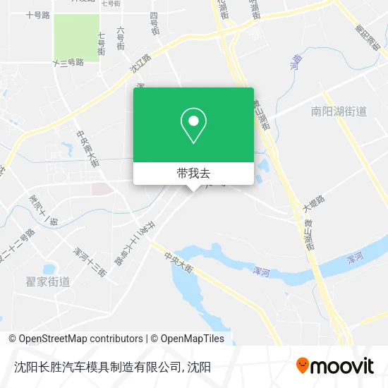 沈阳长胜汽车模具制造有限公司地图