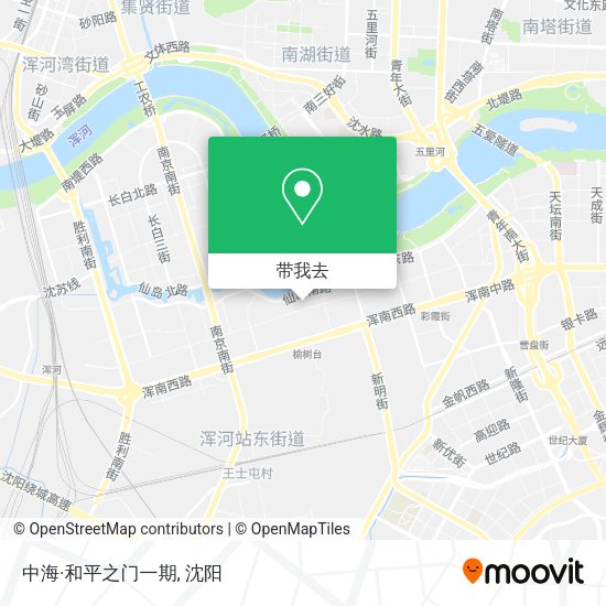 中海·和平之门一期地图