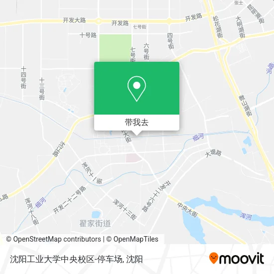 沈阳工业大学中央校区-停车场地图