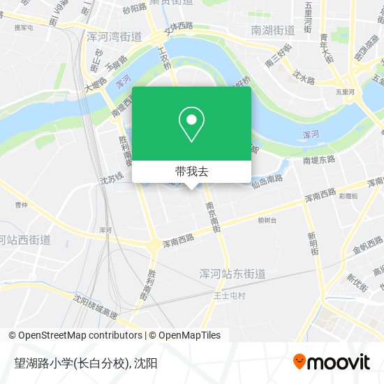 望湖路小学(长白分校)地图