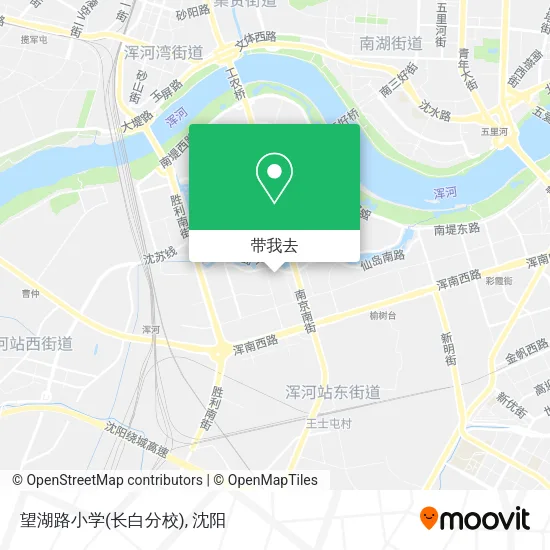望湖路小学(长白分校)地图
