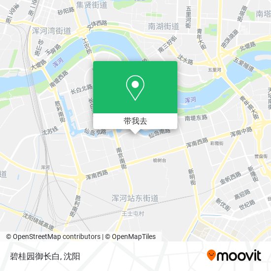 碧桂园御长白地图