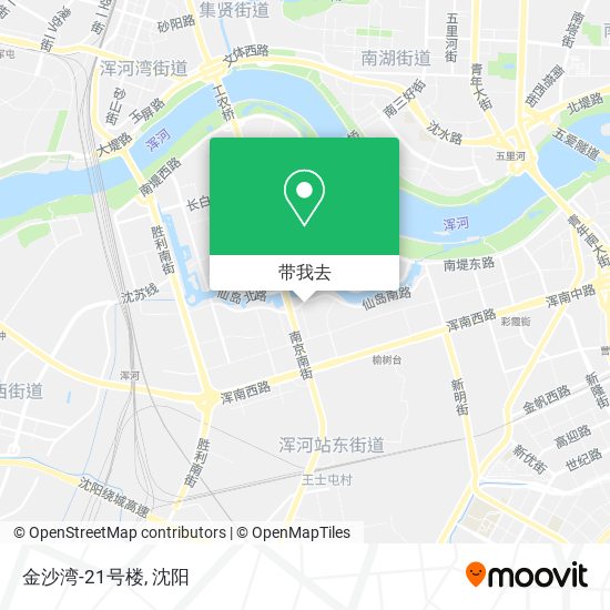 金沙湾-21号楼地图