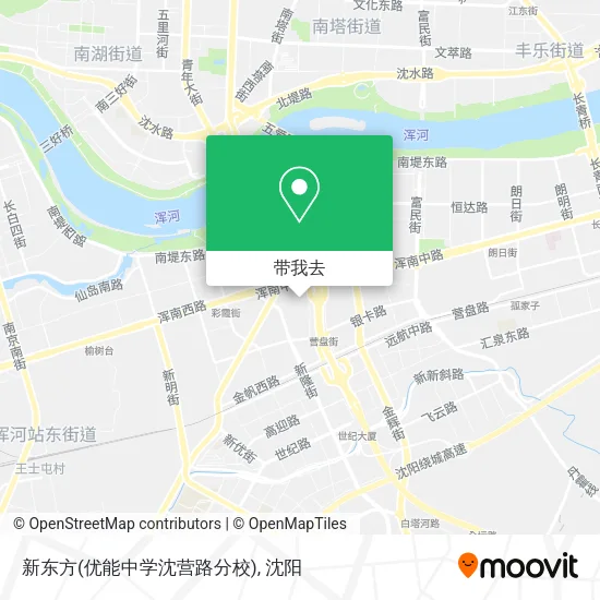 新东方(优能中学沈营路分校)地图