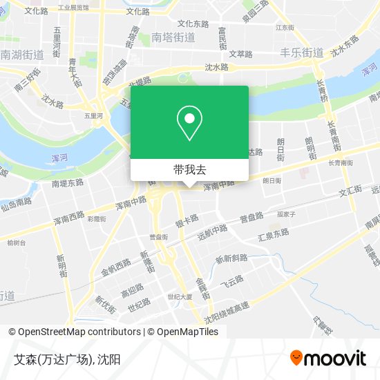 艾森(万达广场)地图