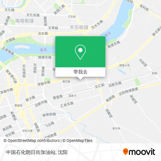 中国石化朗日街加油站地图