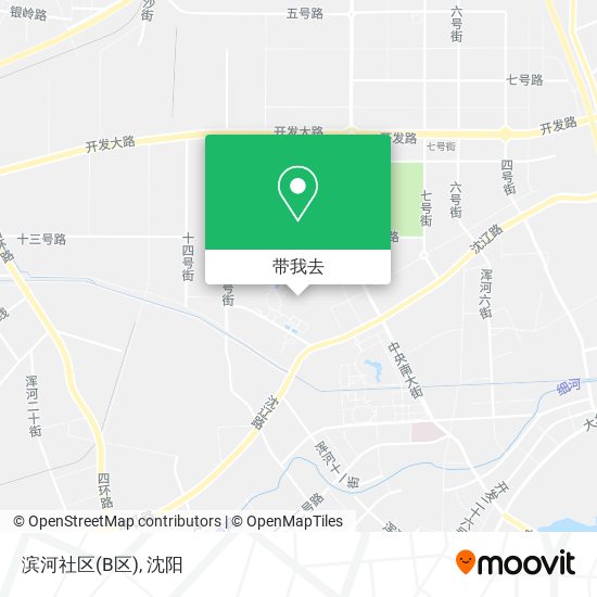 滨河社区(B区)地图