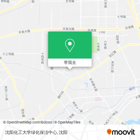 沈阳化工大学绿化保洁中心地图