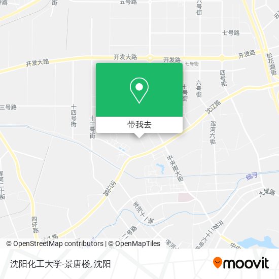 沈阳化工大学-景唐楼地图
