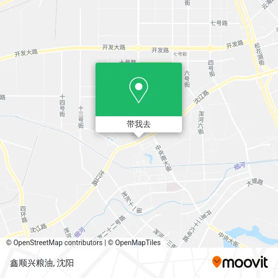 鑫顺兴粮油地图