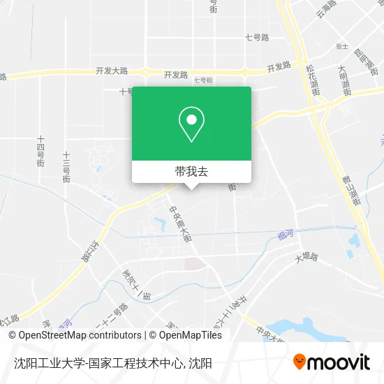 沈阳工业大学-国家工程技术中心地图