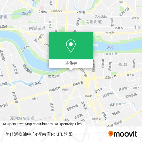 美佳润换油中心(浑南店)-北门地图