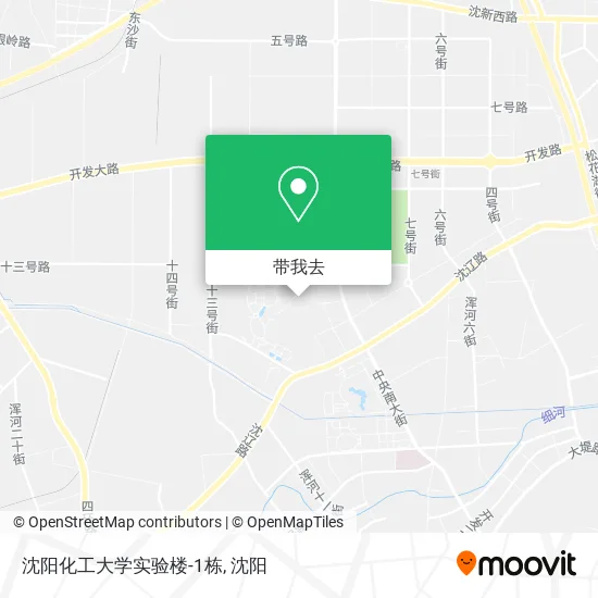 沈阳化工大学实验楼-1栋地图