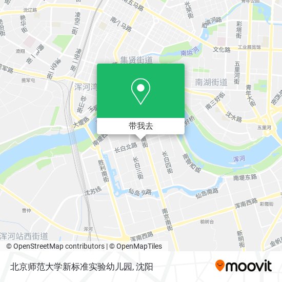 北京师范大学新标准实验幼儿园地图