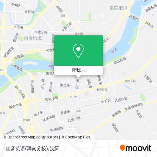 佳音英语(浑南分校)地图