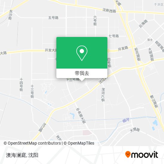 澳海澜庭地图