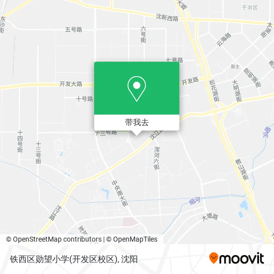 铁西区勋望小学(开发区校区)地图
