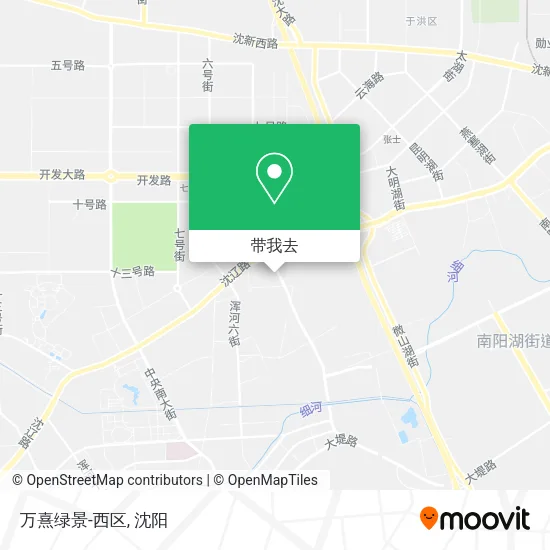 万熹绿景-西区地图