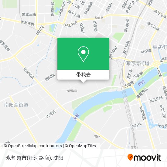 永辉超市(汪河路店)地图