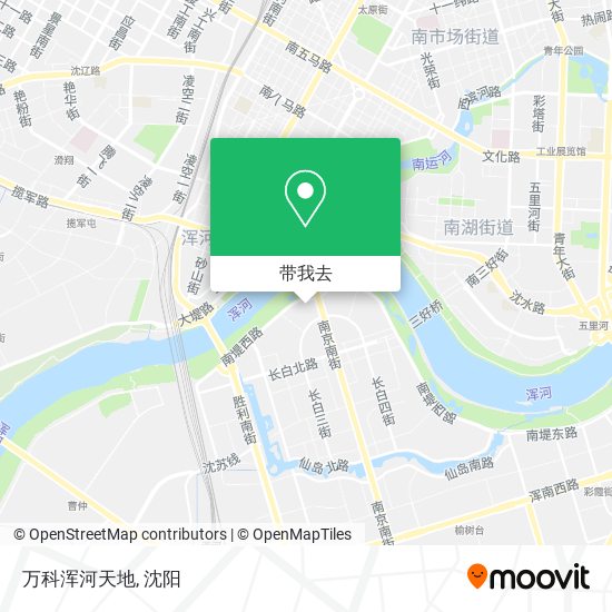 万科浑河天地地图