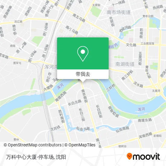 万科中心大厦-停车场地图
