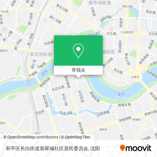 和平区长白街道翡翠城社区居民委员会地图