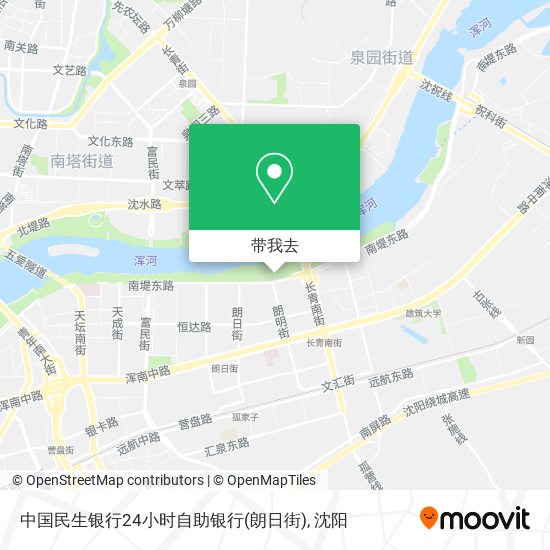 中国民生银行24小时自助银行(朗日街)地图