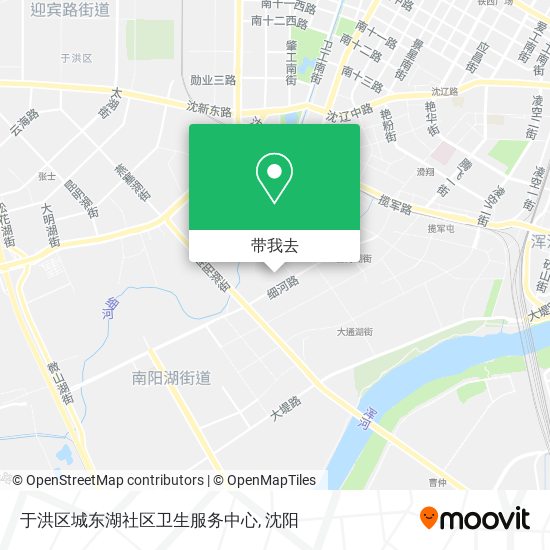 于洪区城东湖社区卫生服务中心地图