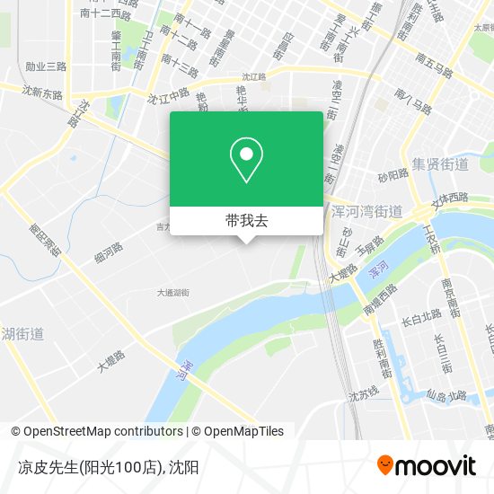 凉皮先生(阳光100店)地图