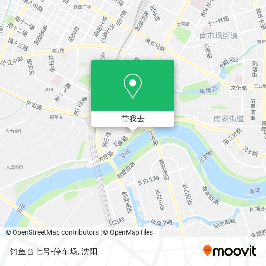钓鱼台七号-停车场地图