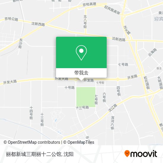 丽都新城三期丽十二公馆地图