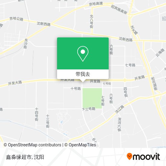 鑫淼缘超市地图