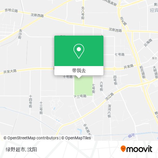绿野超市地图