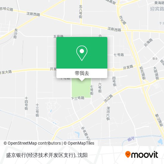 盛京银行(经济技术开发区支行)地图