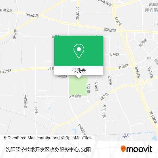 沈阳经济技术开发区政务服务中心地图