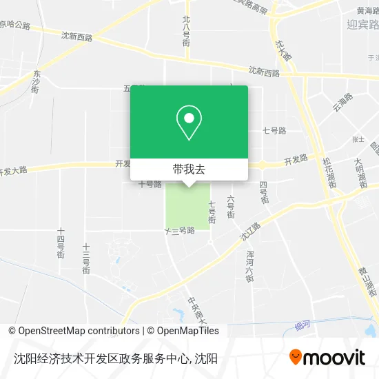 沈阳经济技术开发区政务服务中心地图