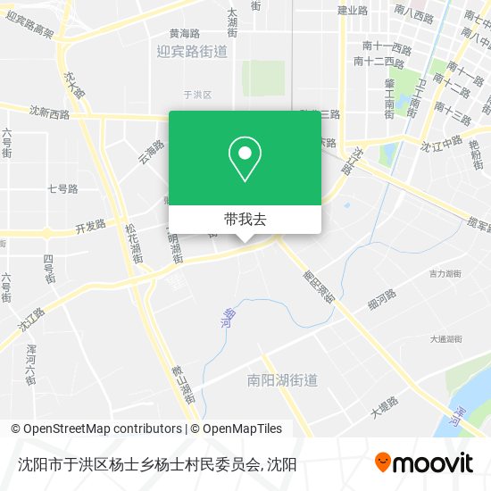 沈阳市于洪区杨士乡杨士村民委员会地图